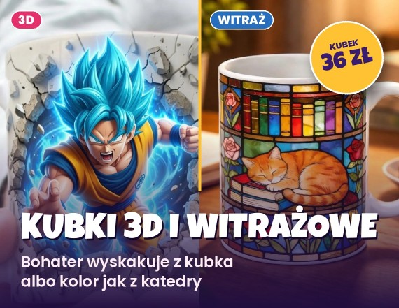 Kubki 3D i witrażowe – MagiczneKubki